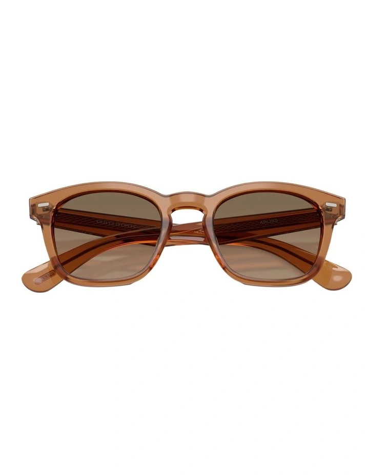 Oliver Peoples Arliss Acetate Polarised Sunglasses in Brown image 4