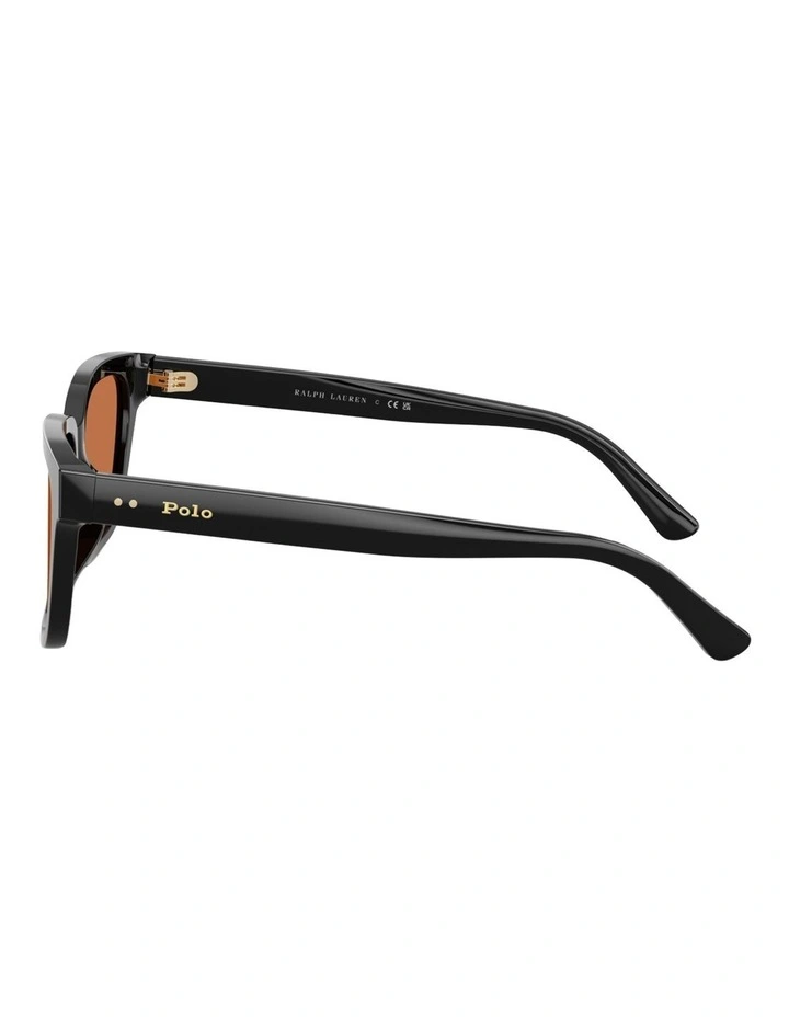 Polo Ralph Lauren Acetate Sunglasses in Black image 3