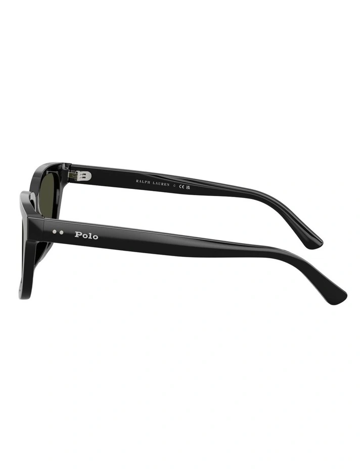 Polo Ralph Lauren Acetate Sunglasses in Black image 2