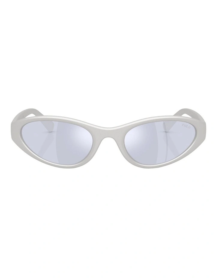 Polo Ralph Lauren Injected Sunglasses in Silver image 1