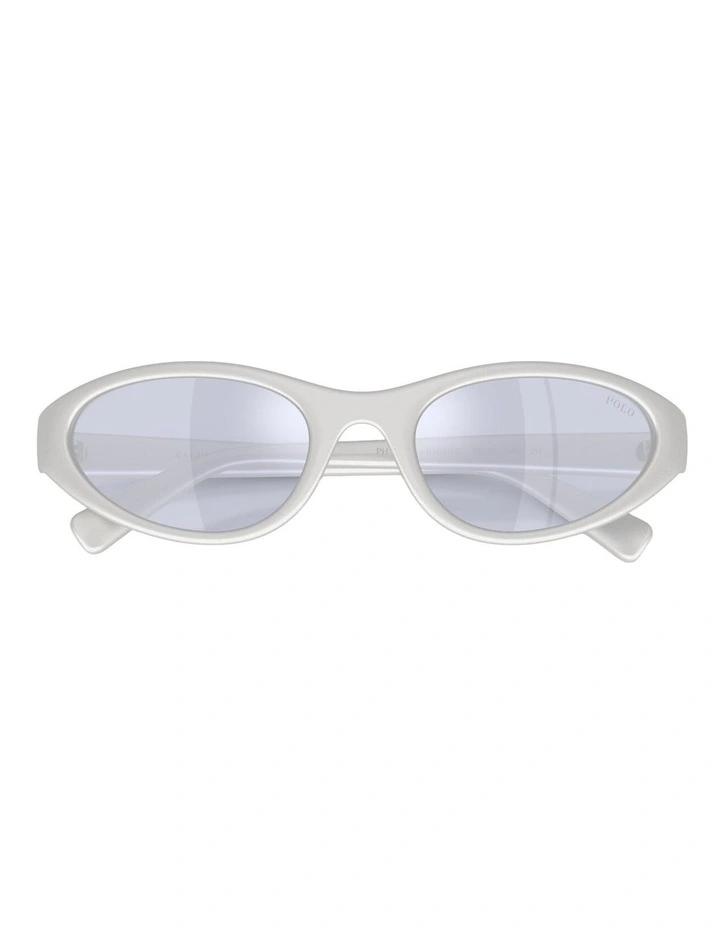 Polo Ralph Lauren Injected Sunglasses in Silver image 4