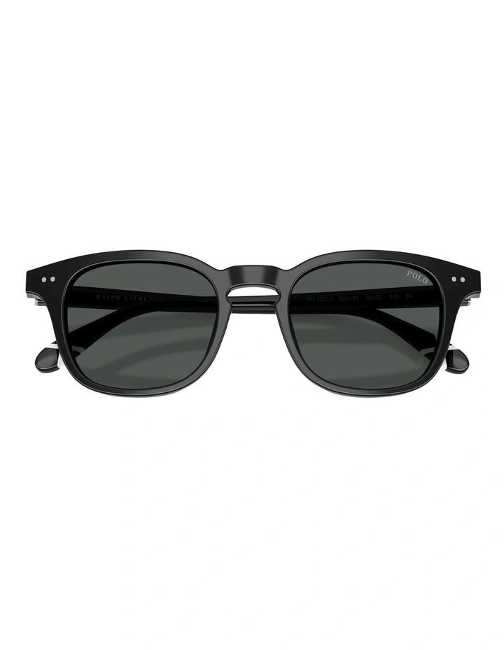 Polo Ralph Lauren Acetate Sunglasses in Black image 3
