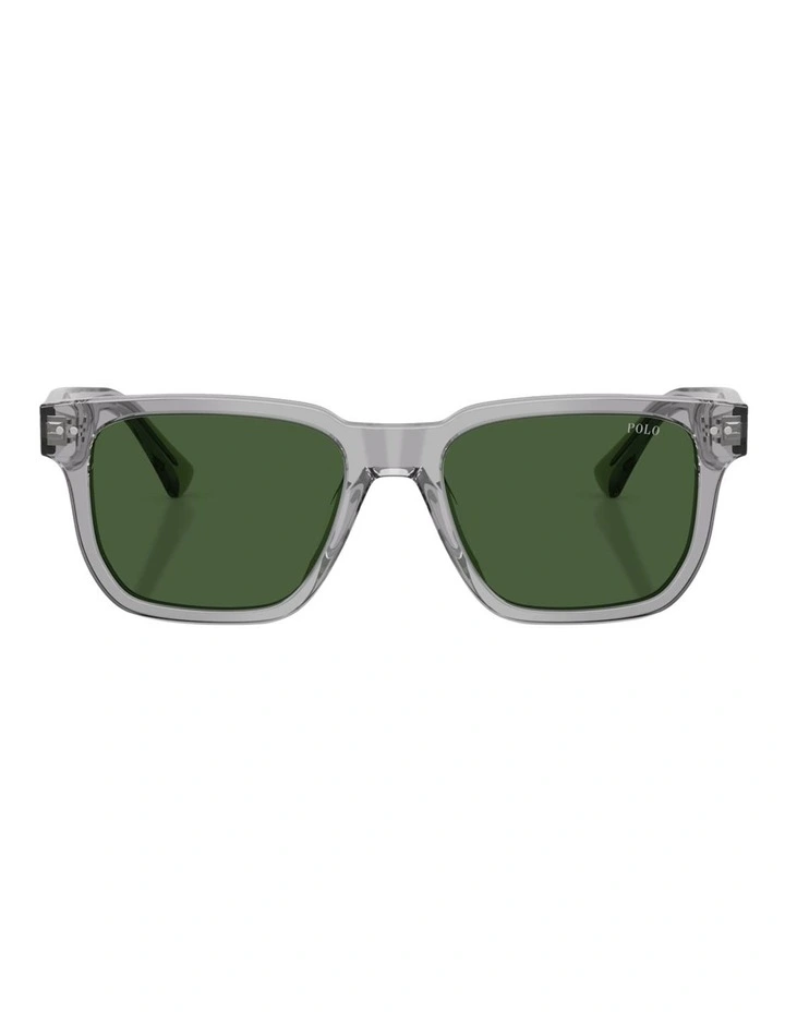 Polo Ralph Lauren  Acetate Sunglasses in Grey image 2