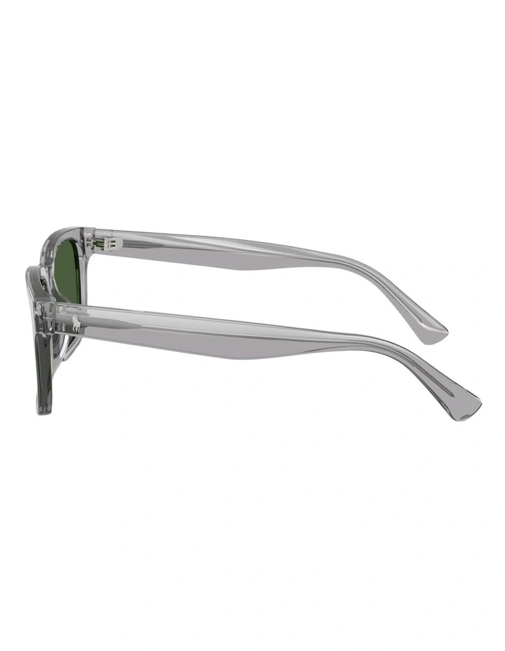 Polo Ralph Lauren  Acetate Sunglasses in Grey image 3