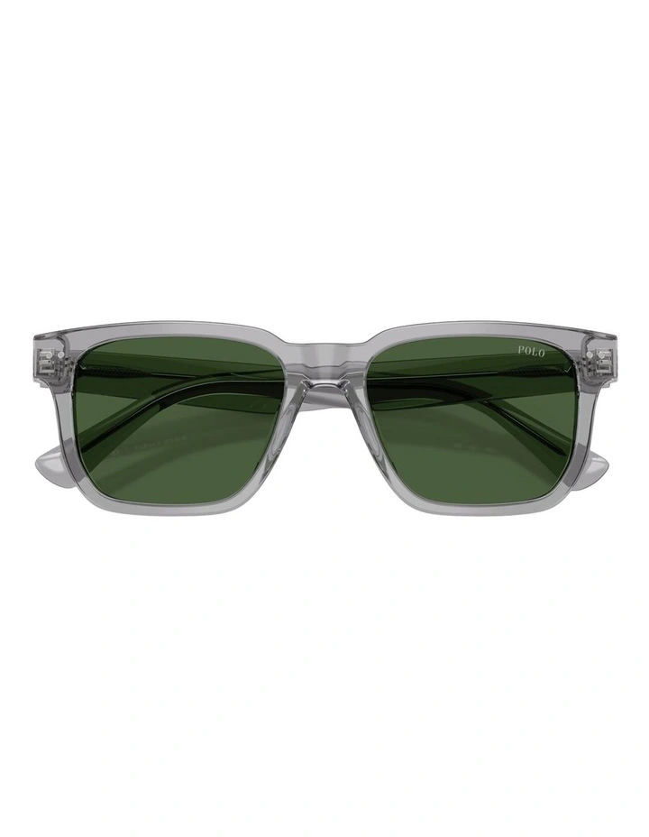 Polo Ralph Lauren  Acetate Sunglasses in Grey image 4