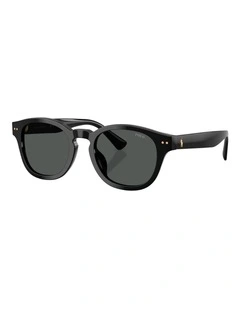 Polo Ralph Lauren  Acetate Sunglasses in Black