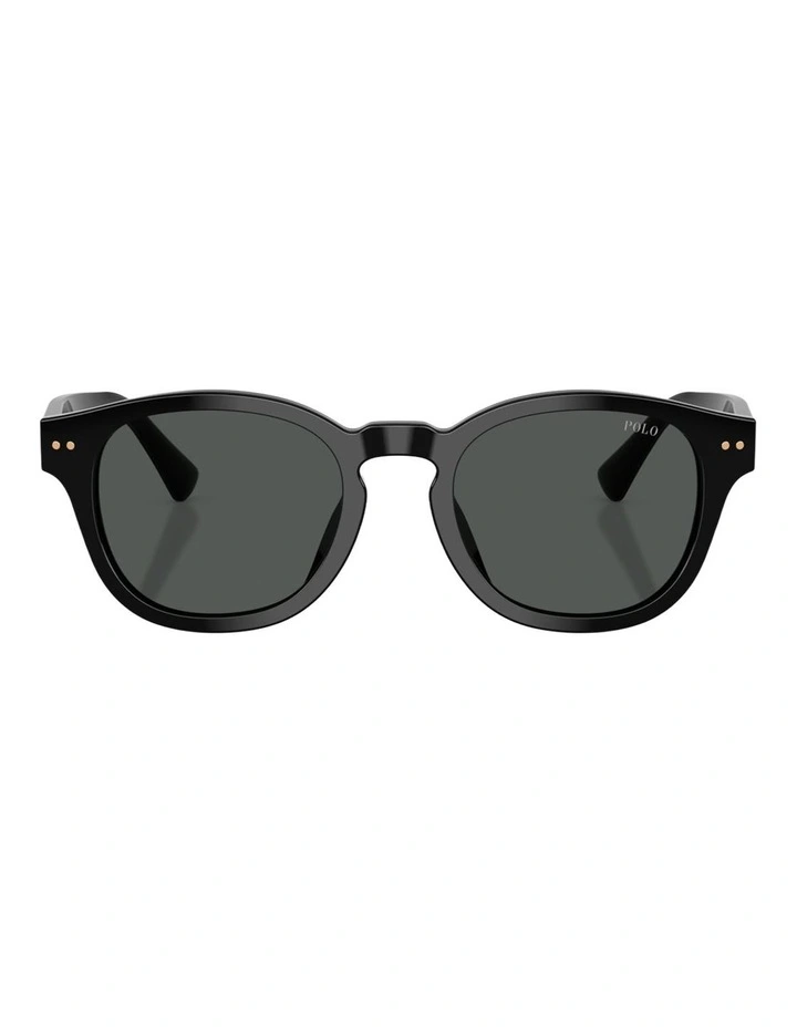 Polo Ralph Lauren  Acetate Sunglasses in Black image 2