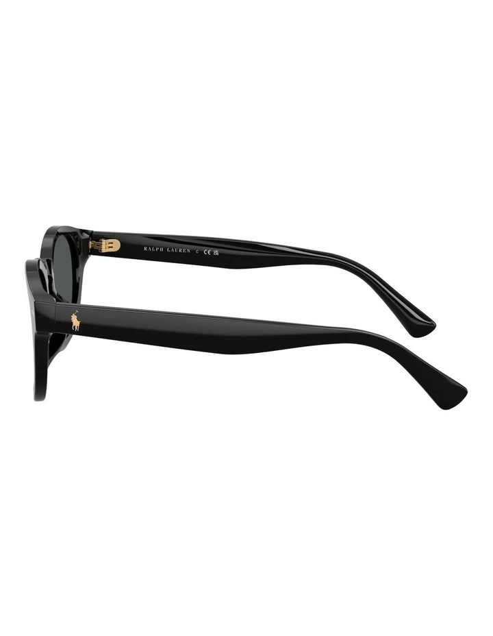 Polo Ralph Lauren  Acetate Sunglasses in Black image 3