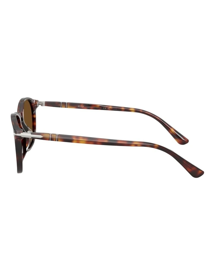 Persol Acetate Polarised Sunglasses in Tortoise image 2