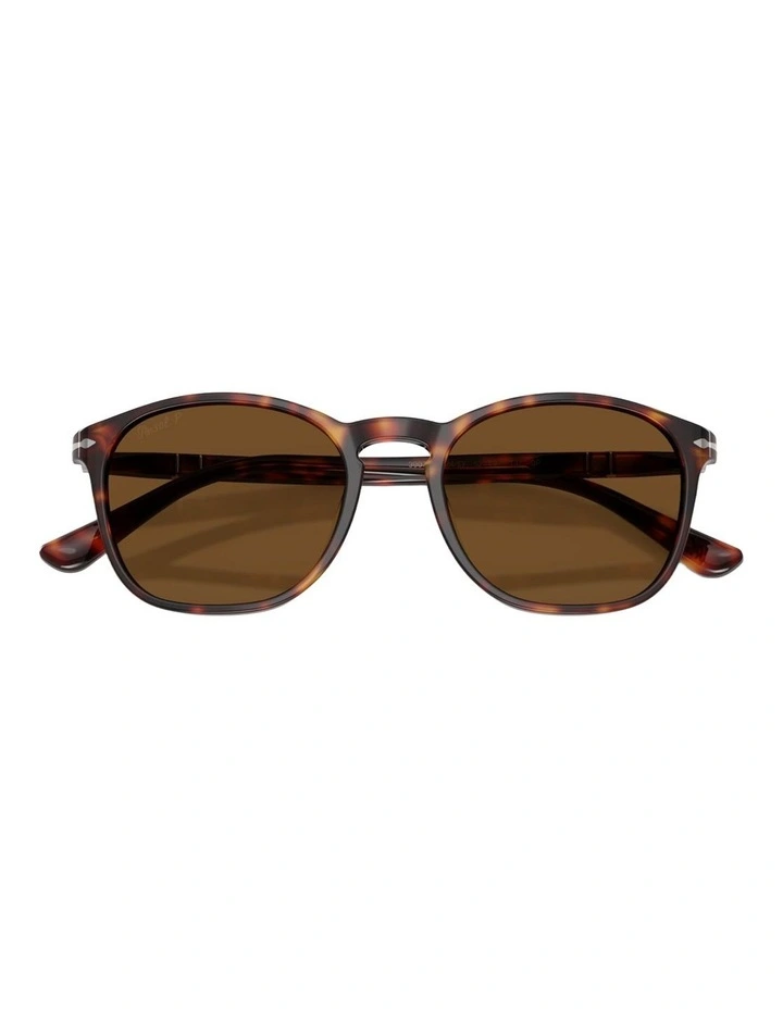 Persol Acetate Polarised Sunglasses in Tortoise image 3