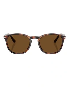 Persol Acetate Polarised Sunglasses in Tortoise