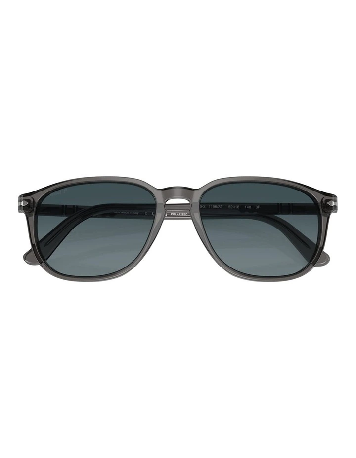 Persol PO3019S Acetate Polarised Sunglasses in Grey image 4