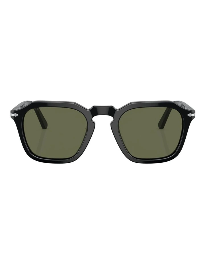 Persol PO3292S Acetate Polarised Sunglasses in Black image 1