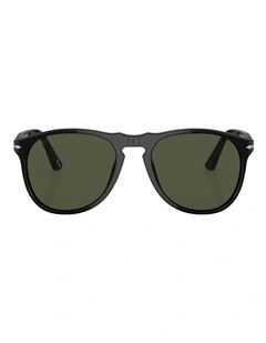Persol PO9649S Acetate Sunglasses in Black