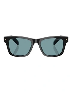 Prada  Acetate Polarised Sunglasses in Black