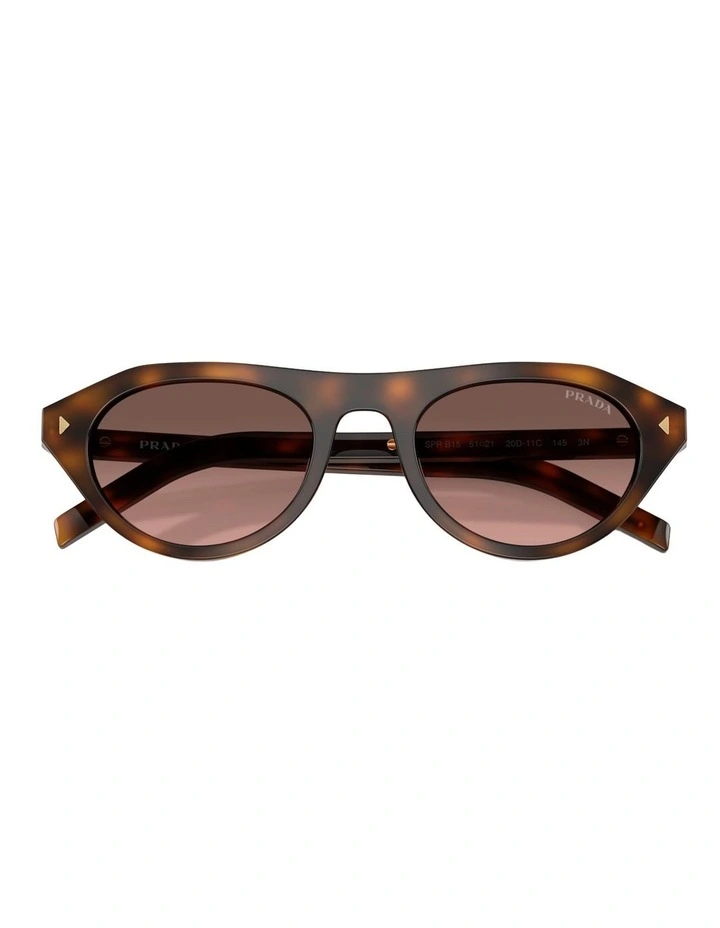 Prada Acetate Sunglasses in Tortoise image 4
