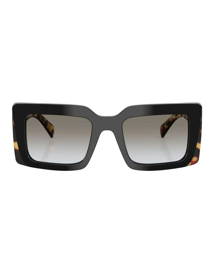 Prada Acetate Sunglasses in Black image 2