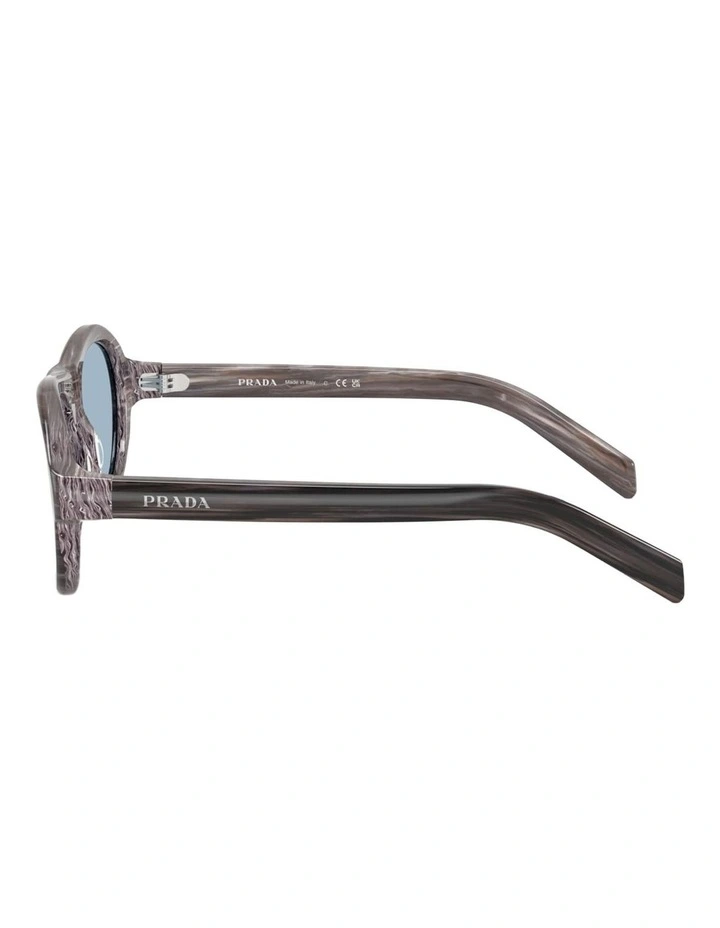 Prada Acetate Sunglasses in Blue image 2