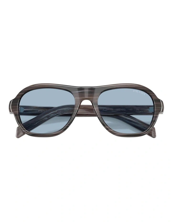 Prada Acetate Sunglasses in Blue image 3