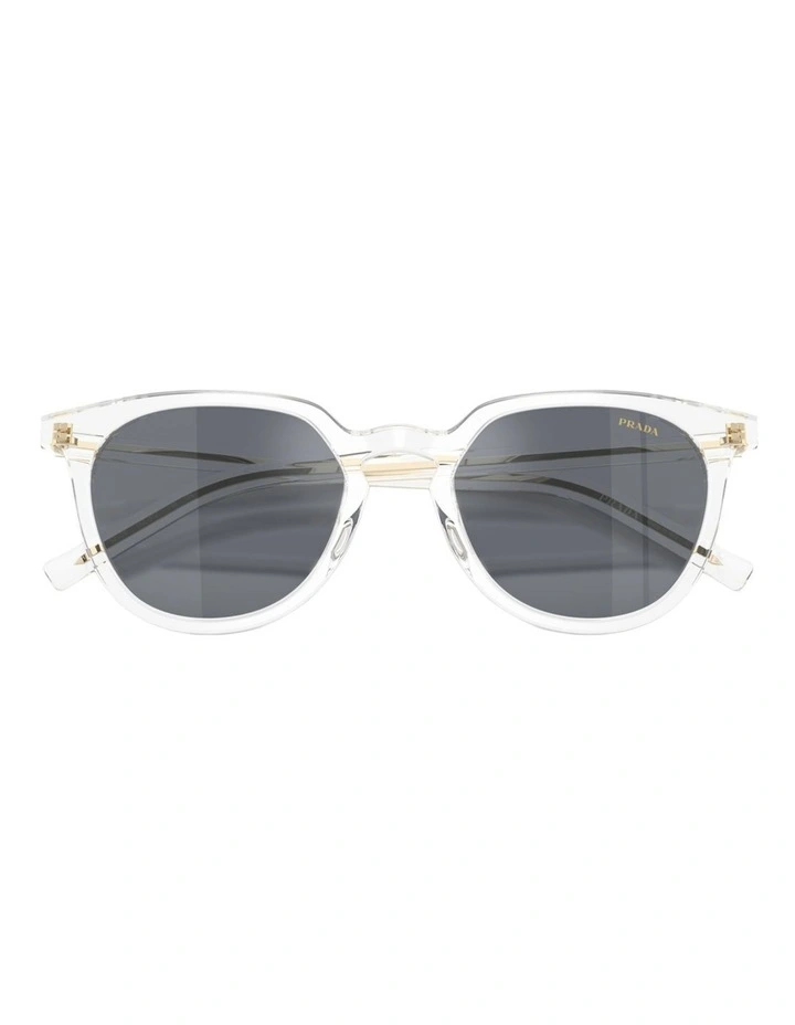 Prada Acetate Sunglasses in Transparent image 4