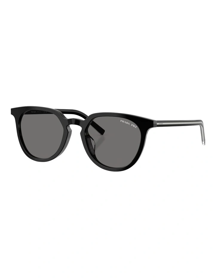 Prada  Acetate Polarised Sunglasses in Black image 1