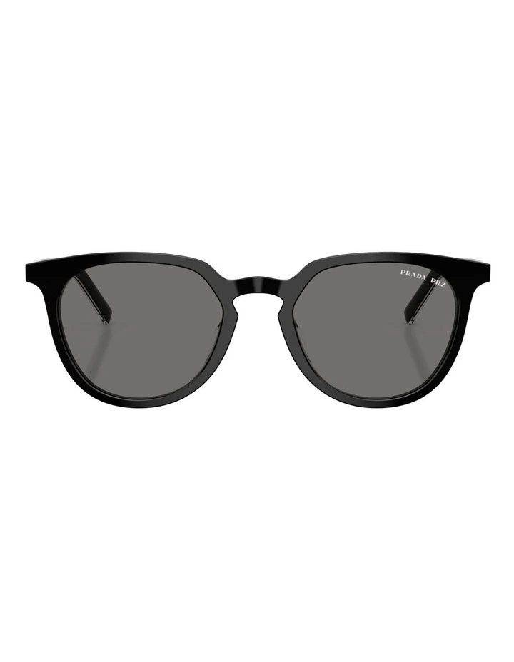 Prada  Acetate Polarised Sunglasses in Black image 2