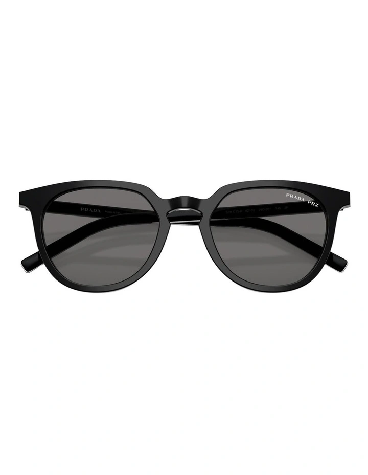Prada  Acetate Polarised Sunglasses in Black image 4