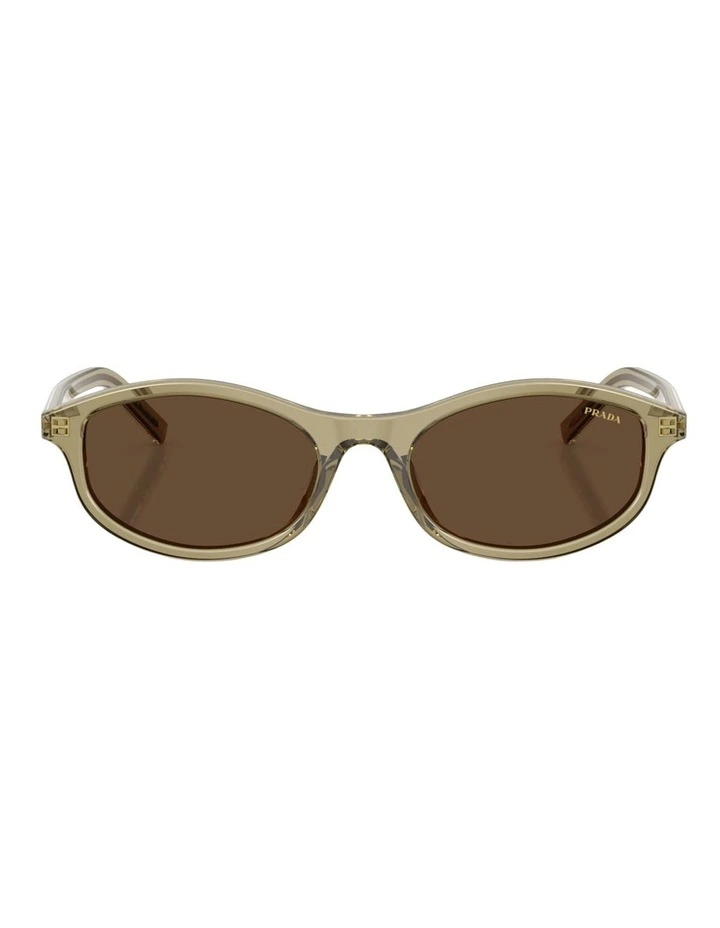 Prada Acetate Sunglasses in Green image 2