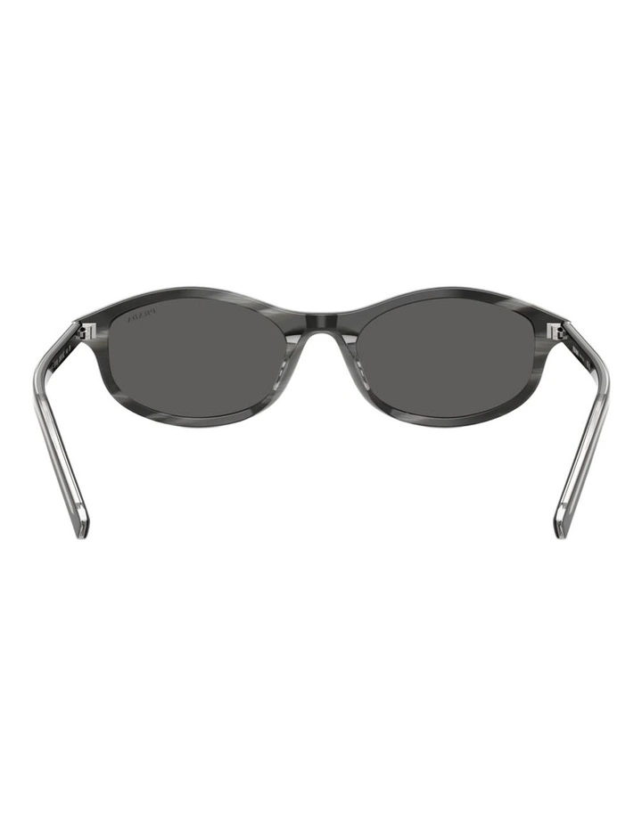 Prada PR D17SF Acetate Sunglasses in Black image 2