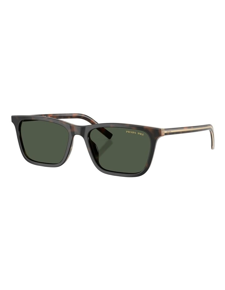 Prada  Acetate Polarised Sunglasses in Tortoise image 1