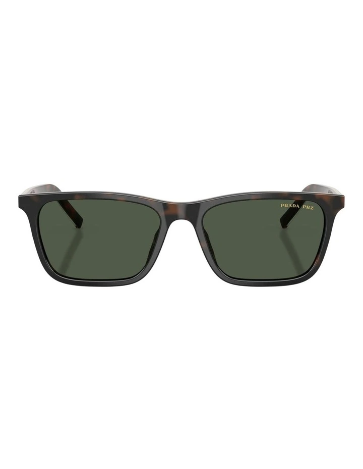 Prada  Acetate Polarised Sunglasses in Tortoise image 2