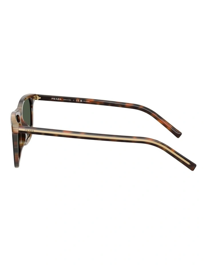 Prada  Acetate Polarised Sunglasses in Tortoise image 3