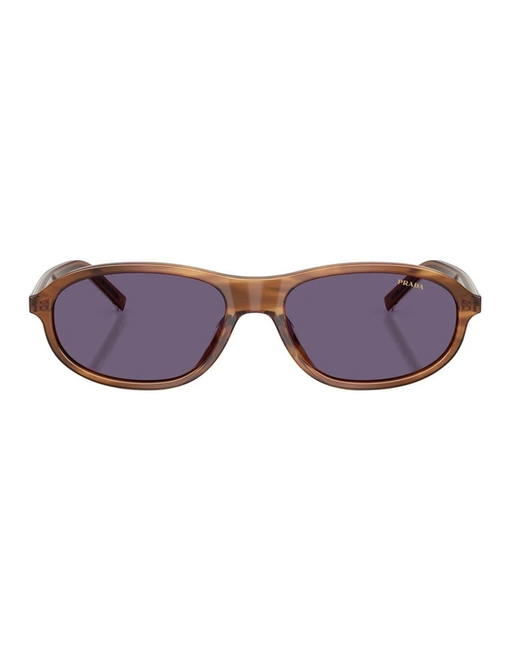 Prada Acetate Sunglasses in Brown image 2