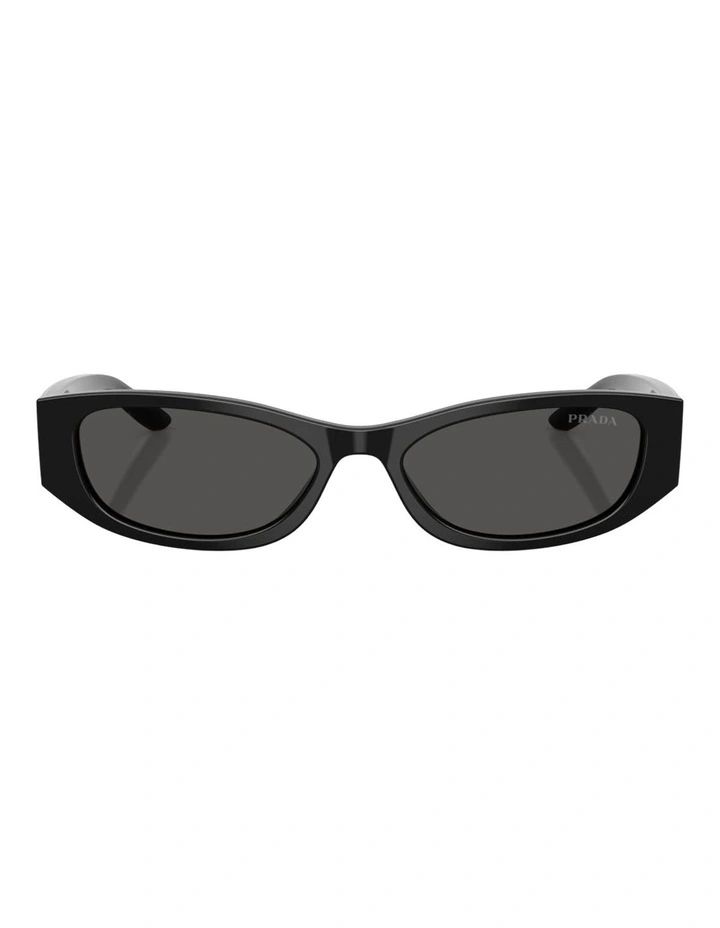 Prada Acetate Sunglasses in Black image 2