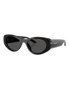 Prada  Acetate Sunglasses in Black