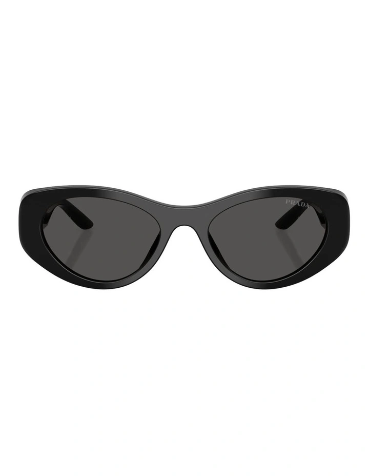 Prada Acetate Sunglasses in Black image 2