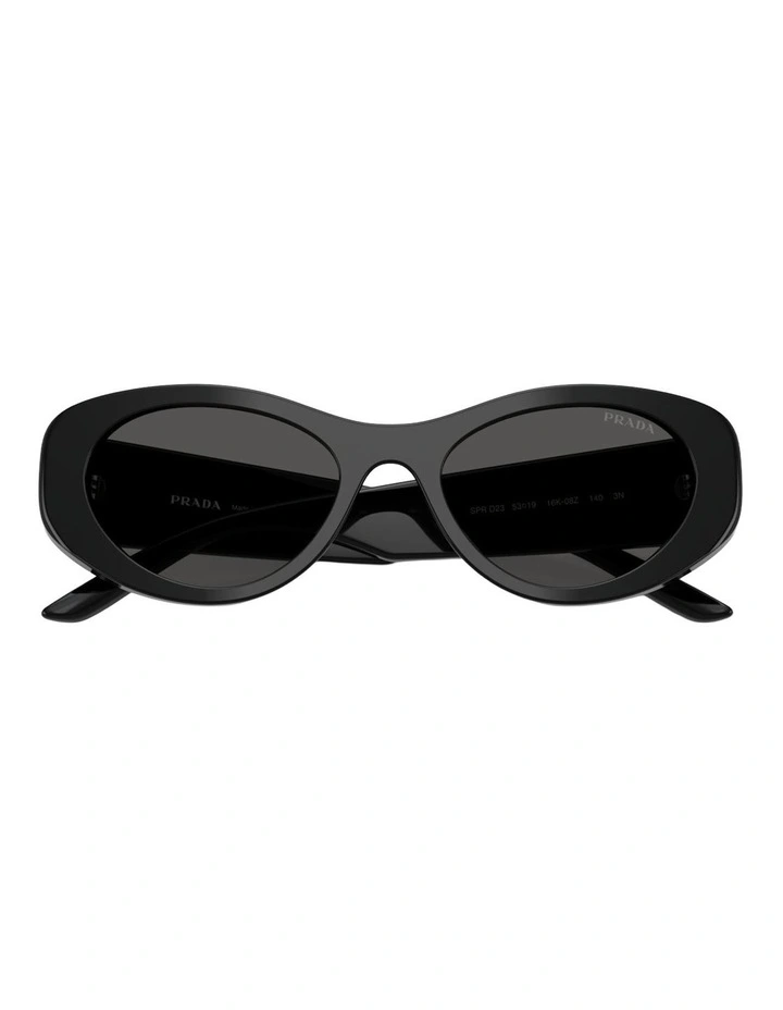 Prada Acetate Sunglasses in Black image 4