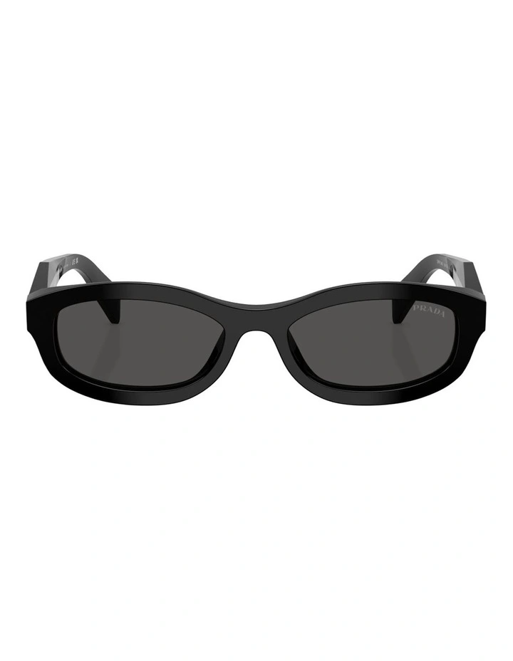 Prada Acetate Sunglasses in Black image 2