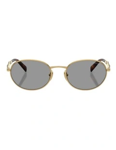 Prada  Metal Sunglasses in Gold