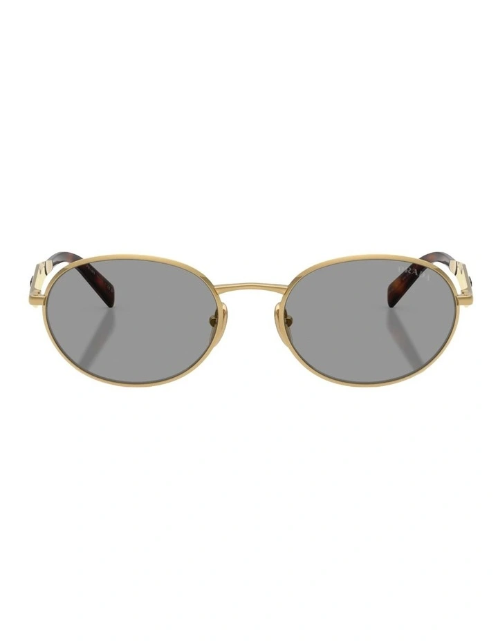 Prada Metal Sunglasses in Gold image 1