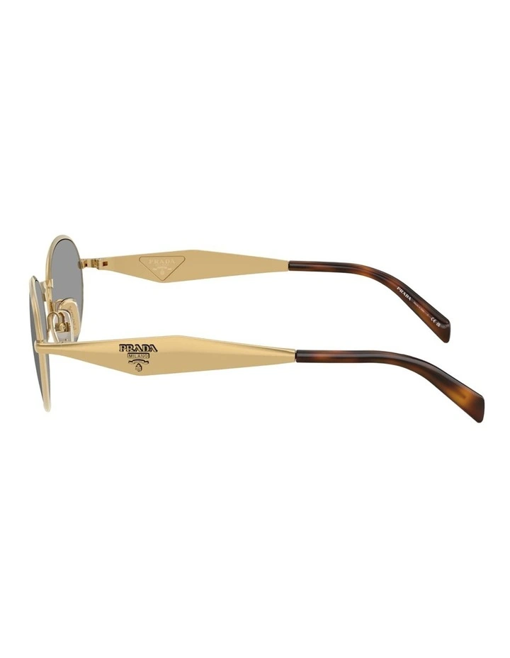 Prada Metal Sunglasses in Gold image 2