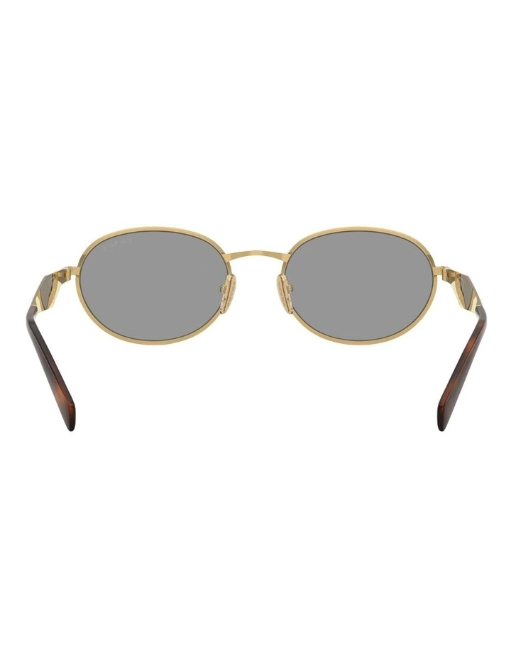 Prada Metal Sunglasses in Gold image 3
