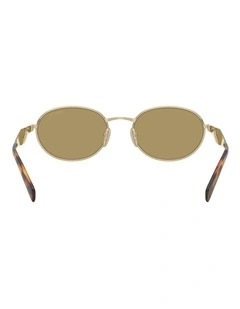 Prada  Metal Sunglasses in Gold
