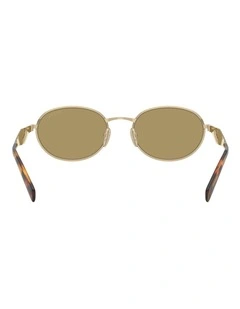 Prada  Metal Sunglasses in Gold