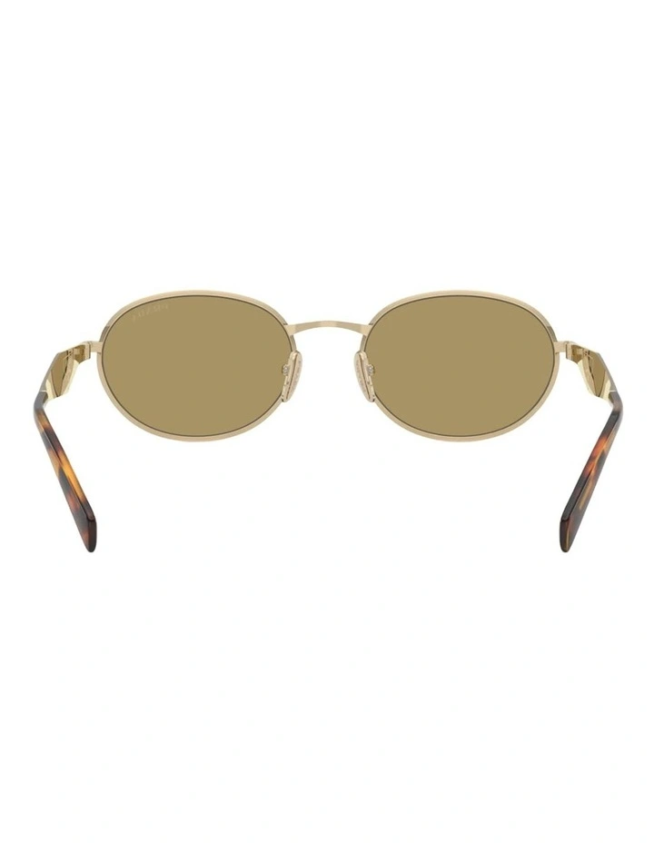 Prada Metal Sunglasses in Gold image 1