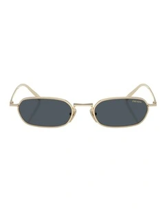 Prada  Metal Sunglasses in Gold