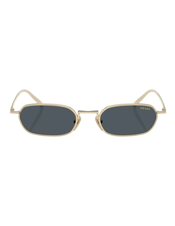 Prada Metal Sunglasses in Gold image 1