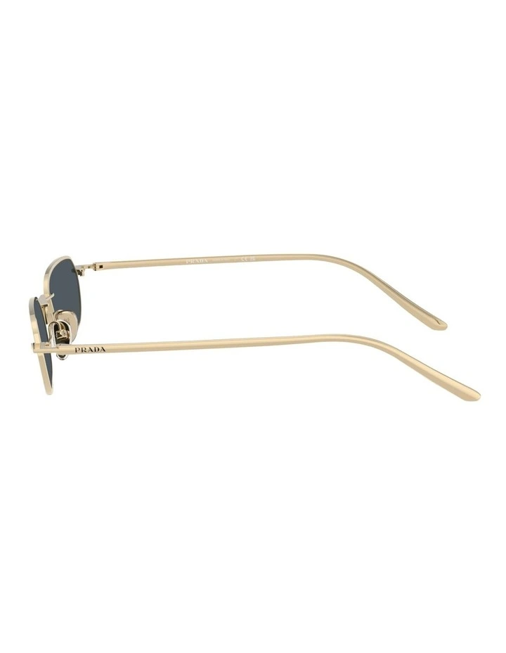 Prada Metal Sunglasses in Gold image 2