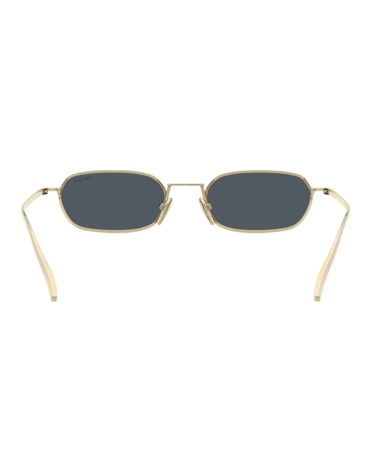 Prada Metal Sunglasses in Gold image 3