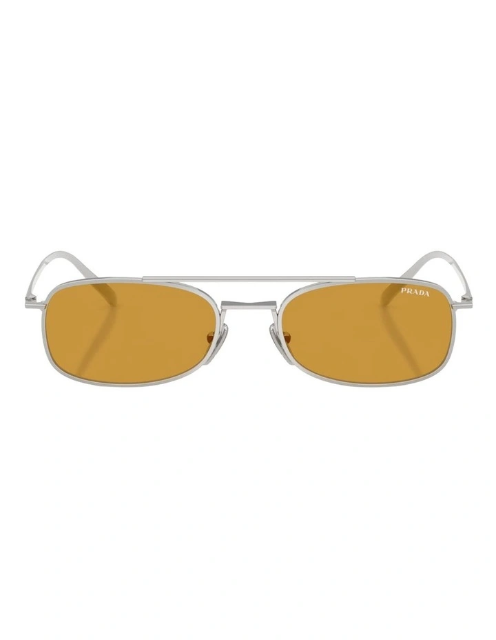 Prada Metal Sunglasses in Silver image 1